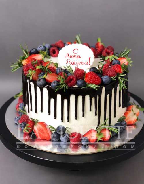 Торт с ягодами №933