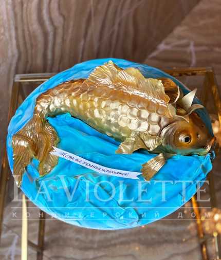 Торт Золотая рыбка №1247