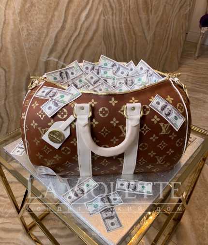 Торт "Сумка с деньгами" №1004