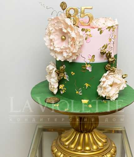 Торт с цветами №1281