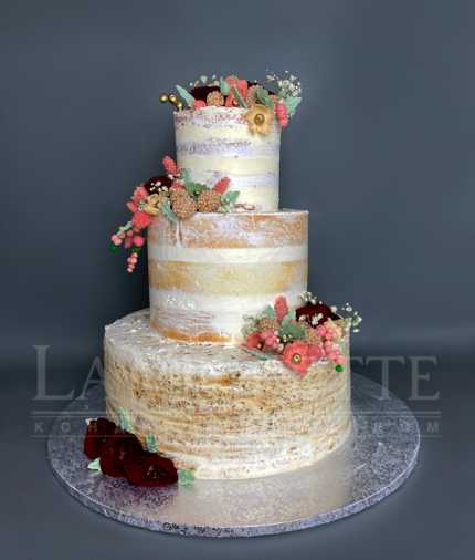 Торт с цветами №1291