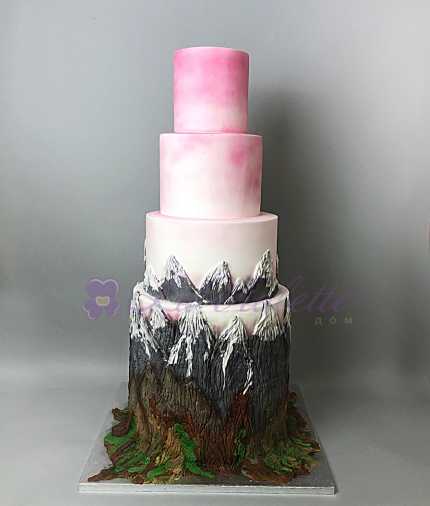 Торт с горами №490