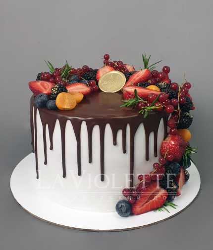 Торт с ягодами №930