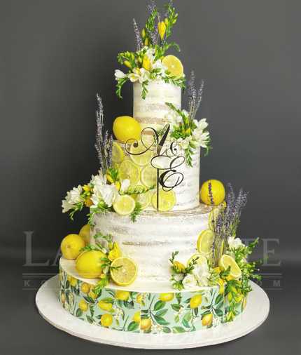 Торт с лимонами №1189