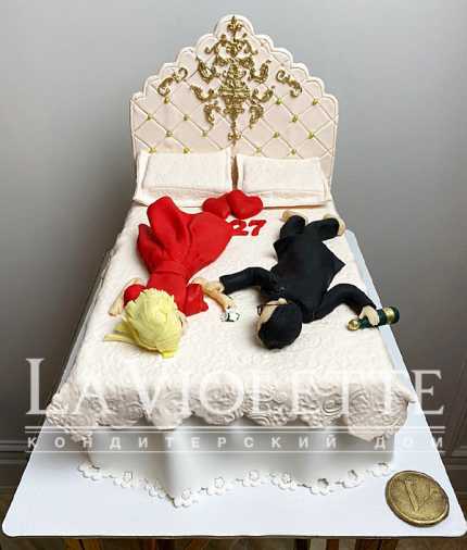 Торт "Кровать" №1165