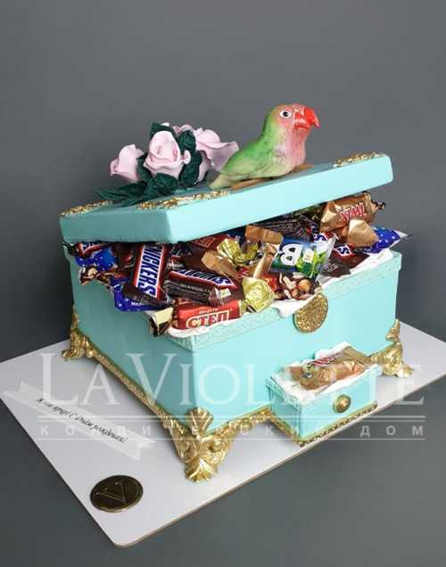 Торт Шкатулка с шоколадками №1130