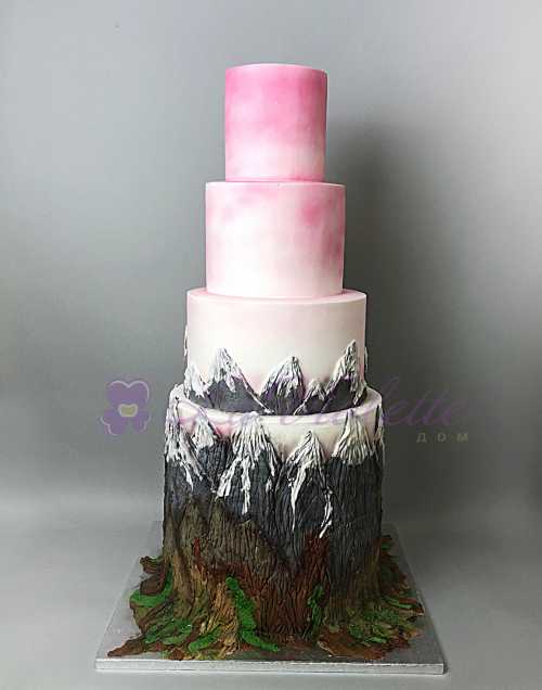 Торт с горами №490