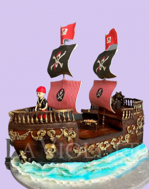 Торт "Пиратский корабль" №1148