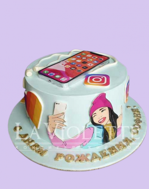 Торт "Социальные сети" №1124