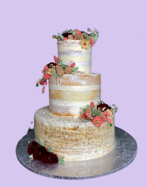 Торт с цветами №1291