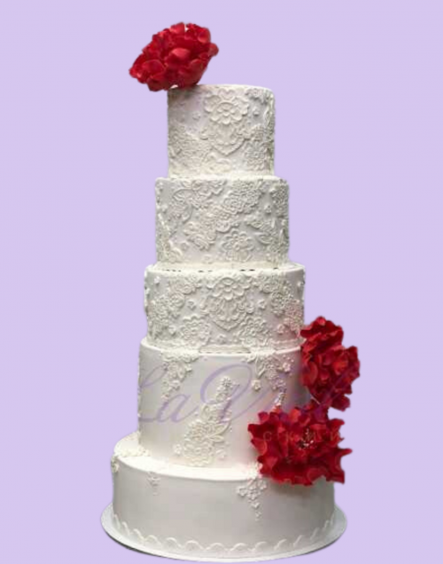 Торт свадебный №1033