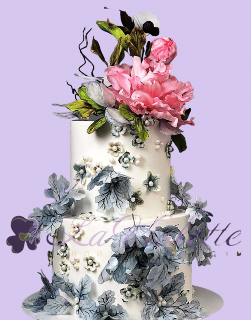 Эксклюзивные свадебные торты на заказ в Москве: торт на свадьбу с доставкой  по недорогой цене
