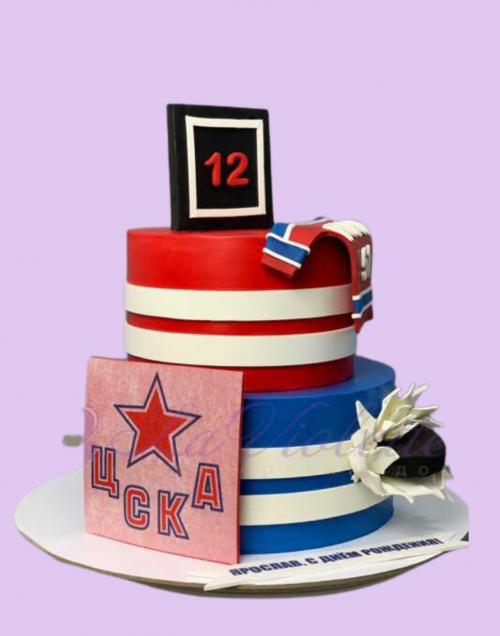 Торт "Хоккей" №1029