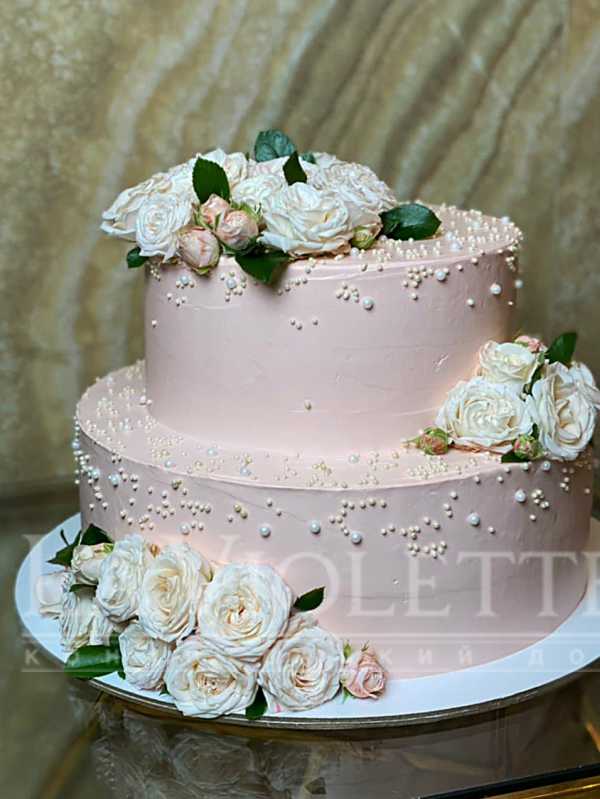 Торт с цветами №1240