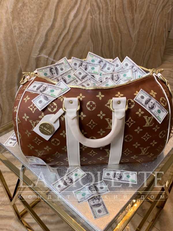 Торт "Сумка с деньгами" №1004