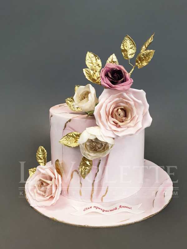Торт с цветами №1097