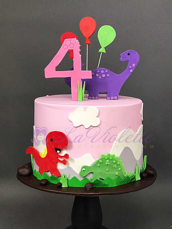 Торт с динозаврами №154