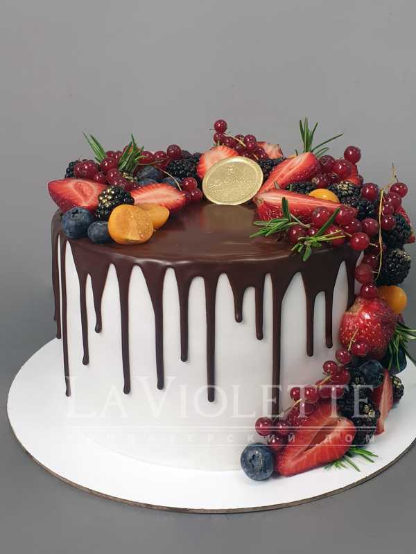 Торт с ягодами №930