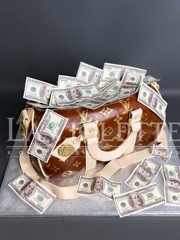 Торт Сумка с деньгами №1191