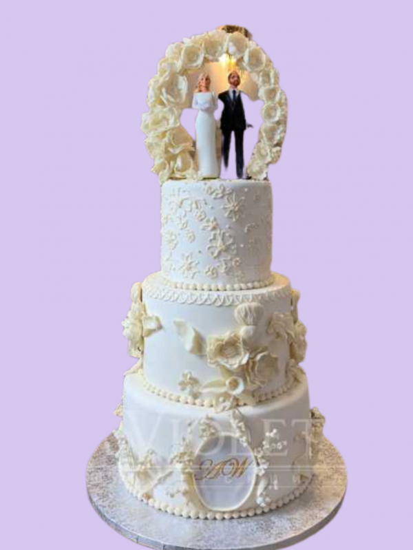 Торт свадебный №945