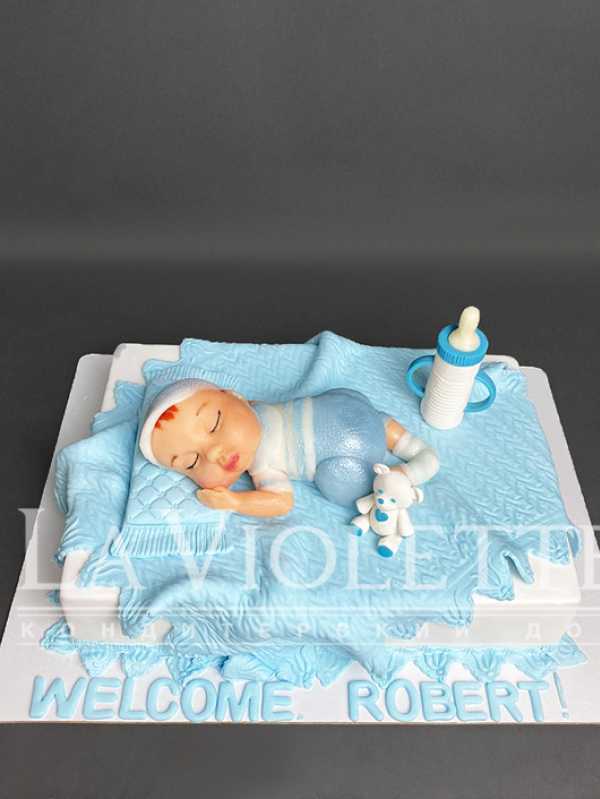 Торт для новорожденного №1166
